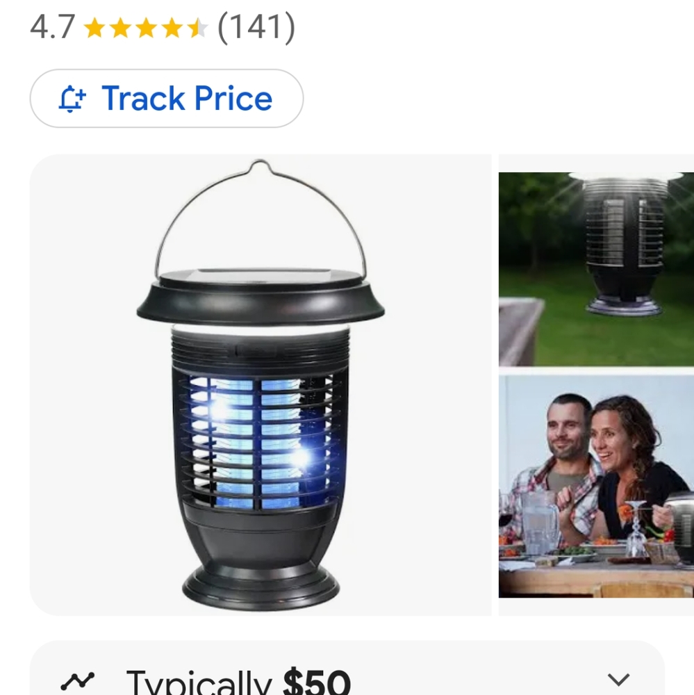Solar mosquito lantern  new 4 Patriot mosquito solar or rechargeable